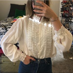 Vintage Victorian inspired blouse